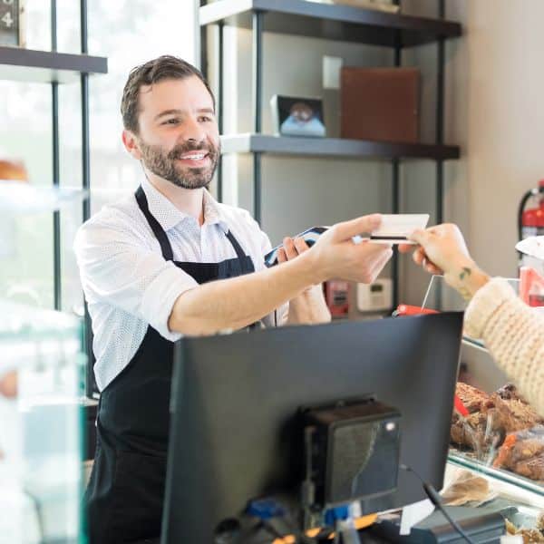 Korea's T-Money Card: The Ultimate Guide 2024 35 Giving a T-Money card to a cashier