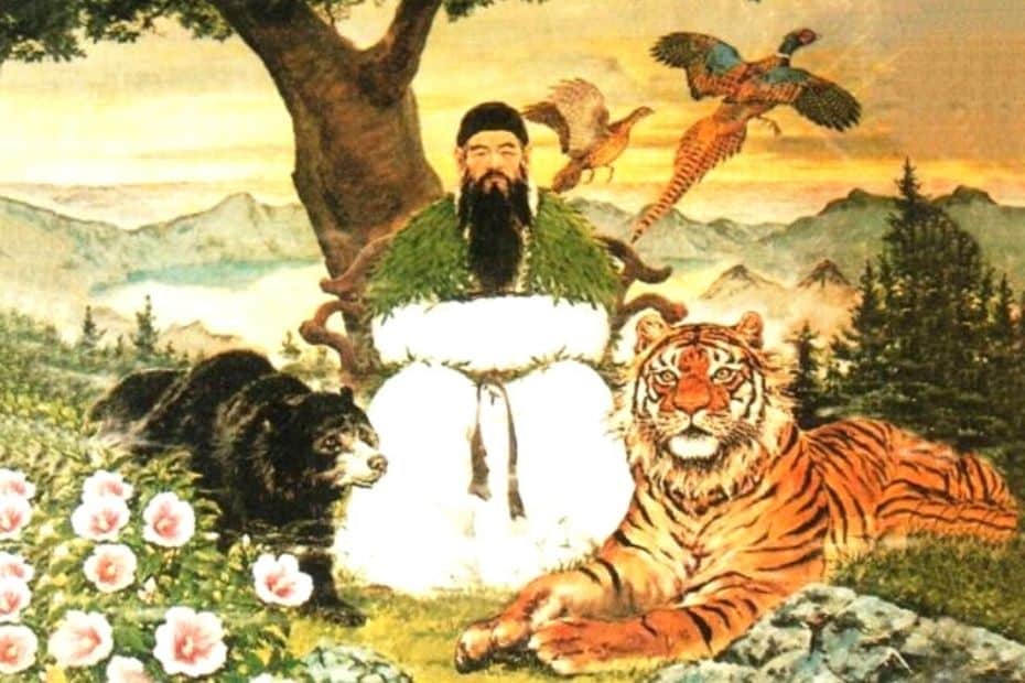 50 Amazing South Korean Culture Facts You'll Love 2024 20 Painting about the myth of Dangun, a Korean creation myth